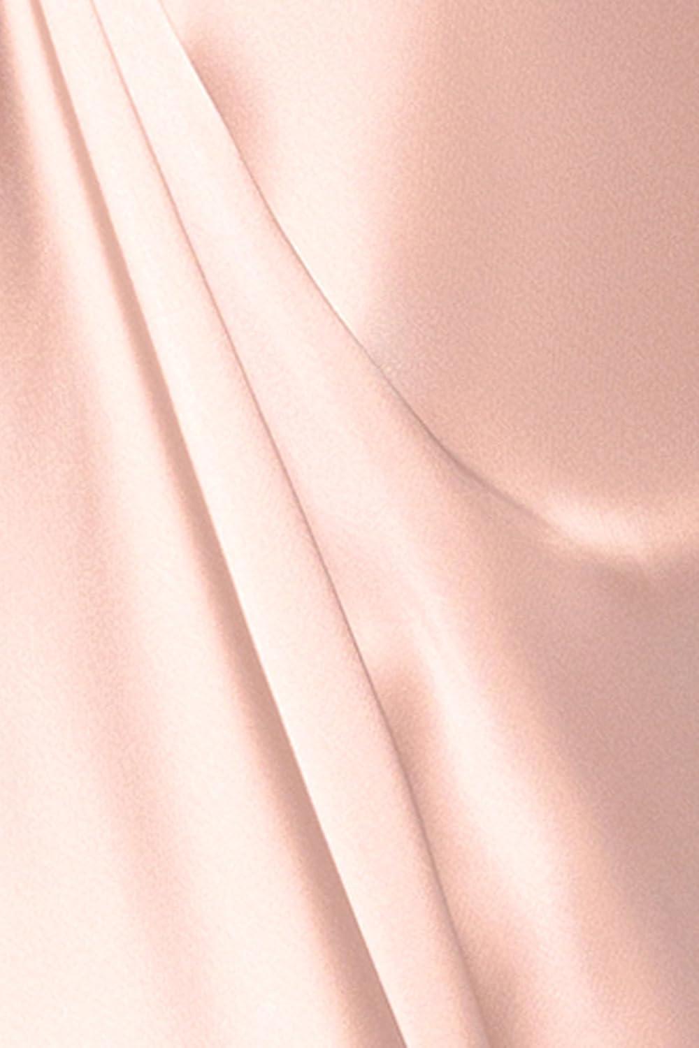 image:imageXscape Womens Long Satin Collared Top DressRoseGold