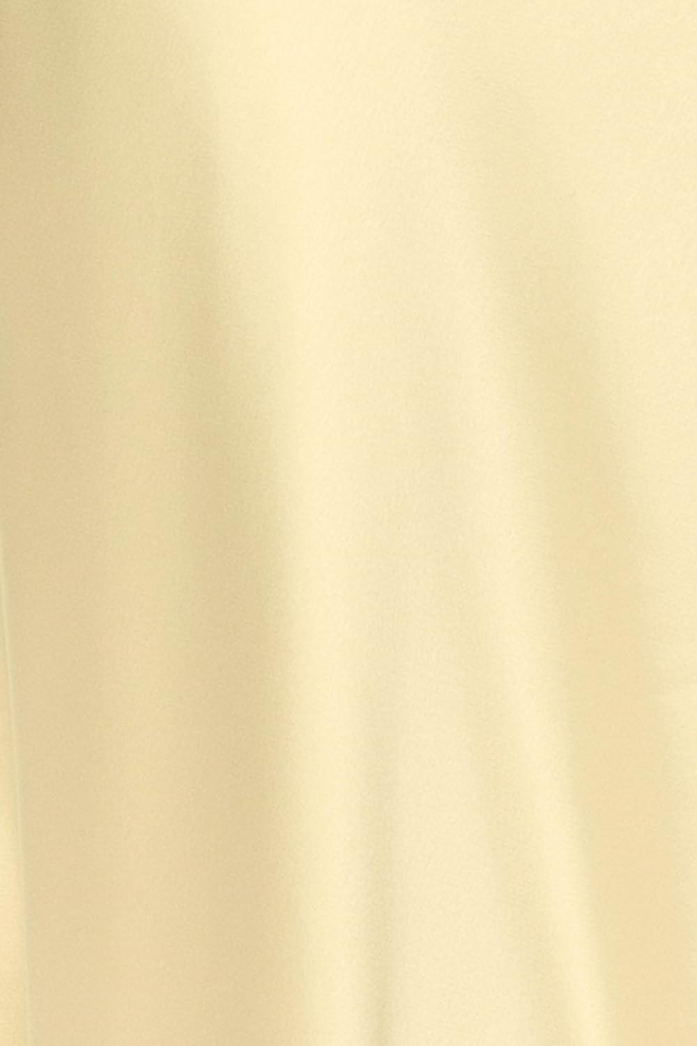 image:imageXscape Womens Satin Mock Neck Halter Floor Length DressButter