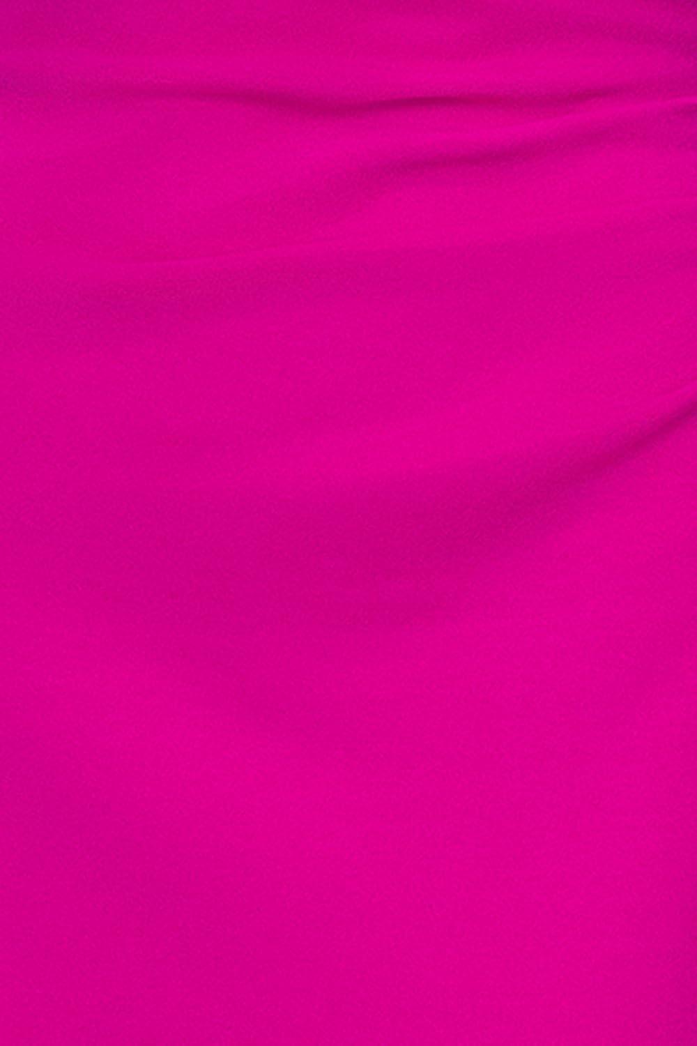 image:imageXscape Womens Scuba Crepe One Shoulder Sleeveless Floor Length DressNew Fuchsia