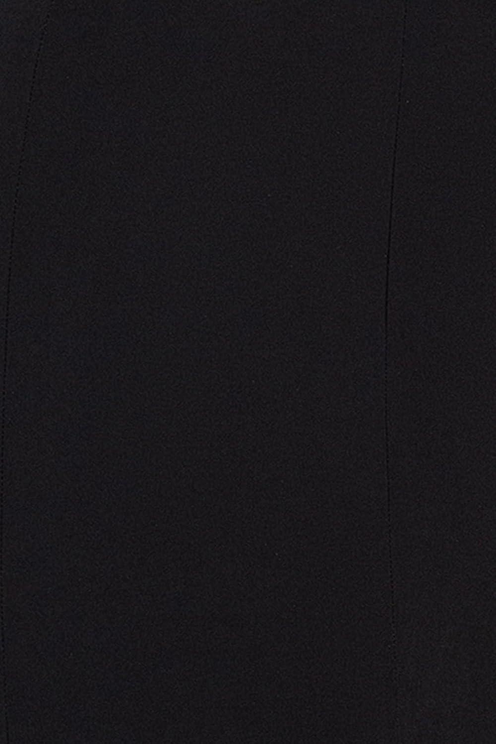 image:imageXscape Womens Jersey Knit One Shoulder Long Sleeve Cutout Slit Floor Length DressBlackNude