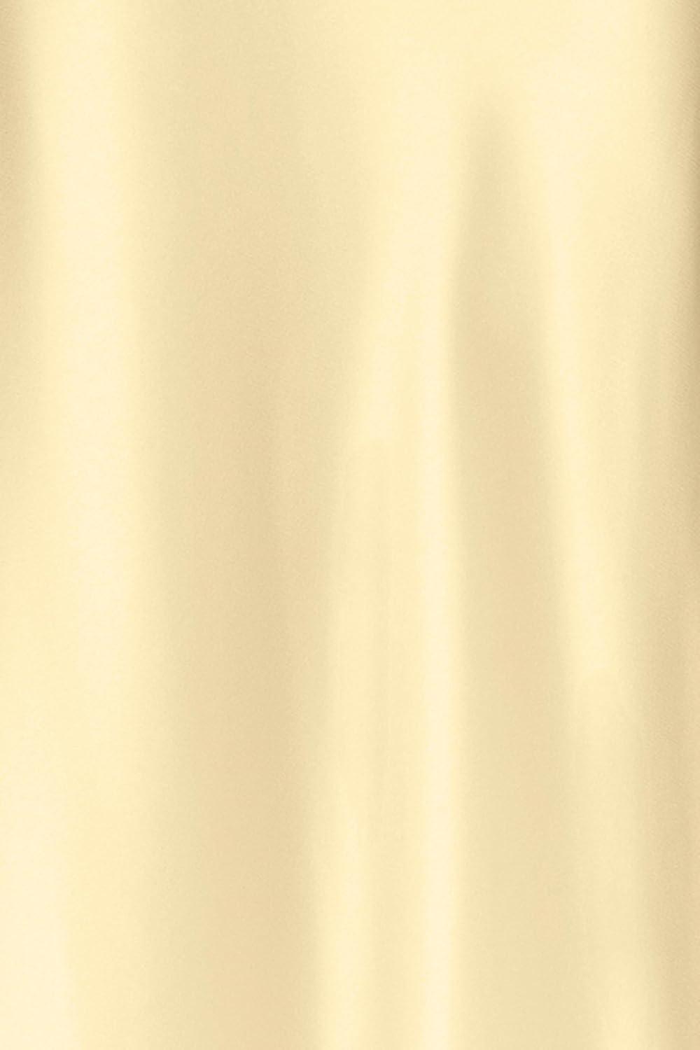 image:imageXscape Womens Satin Mock Neck Sleeveless Floor Length DressButter
