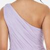 Womens Ladies Maxi One Cold Shoulder Dress with Slit Split Sleeveless Prom Wedding Guest Bridesmaid Ball Evening Gown(Dusty Lilac)