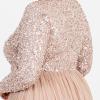Maya Deluxe Robe Manches Longues Maya pour Femme Demoiselle d&rsquo;honneur(Blush Taupe)