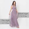 Maya Deluxe Maya Deluxe Maxi Dress with Ruffle Shoulder Detail Robe de Demoiselle d&rsquo;honneur Femme(Lilas Moody)