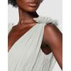 Maya Deluxe Maya Deluxe Maxi Dress with Ruffle Shoulder Detail Robe de Demoiselle d&rsquo;honneur Femme(Vert Sauge)