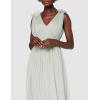 Maya Deluxe Maya Deluxe Maxi Dress with Ruffle Shoulder Detail Robe de Demoiselle d&rsquo;honneur Femme(Vert Sauge)