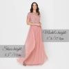 Maya Deluxe Maya Deluxe Misty Green Robe Longue À Rayures À Manches Courtes Robe de Demoiselle d&rsquo;honneur Femme(Blossom)