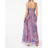 Maya Deluxe Womens Sequin Dress for Ladies Maxi Stripes Floral Embellishment Sleeveless Wedding Guest Prom Bridesmaid Robe Formelle Femme(Mauve)