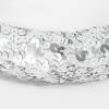 Maya Deluxe Womens Embellished Headband for Ladies Adults Sequin Alice Band Bridal Hair Accessories Bridesmaid Evening Formal, Bandeau aux femmes, silver, One Size
