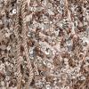 Maya Deluxe Womens Sequin Handbag Ladies Sequin Bag for Bridesmaids Sparkling Drawstring Coin Purse Pouch for Evening Prom Party, Embrayage aux femmes, Taupe Blush,(Taupe Blush)