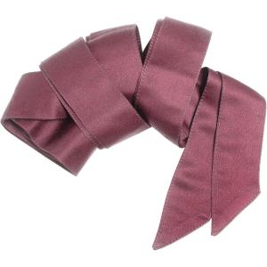 Maya Deluxe Womens Sash Belt Ladies Satin Sash Waist Tie Ribbon Bow Accessory For Bridesmaids Bridal Wedding Prom Evening Occasion ceinture De las mujeres(Desert Rose)