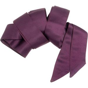 Maya Deluxe Womens Sash Belt Ladies Satin Sash Waist Tie Ribbon Bow Accessory For Bridesmaids Bridal Wedding Prom Evening Occasion ceinture De las mujeres(Berry)