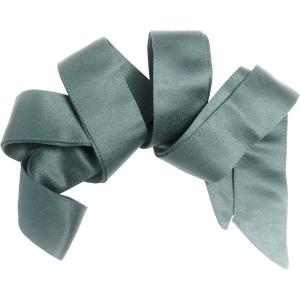 Maya Deluxe Womens Sash Belt Ladies Satin Sash Waist Tie Ribbon Bow Accessory For Bridesmaids Bridal Wedding Prom Evening Occasion ceinture De las mujeres(Misty Green)
