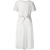 Maya Deluxe Robe Midi pour Fille avec Paillettes pour Mariage, Anniversaire, Demoiselle d&rsquo;honneur(Ivoire)