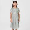 Maya Deluxe Robe Midi pour Fille avec Paillettes pour Mariage, Anniversaire, Demoiselle d&rsquo;honneur(Lys Vert.)