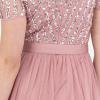 Maya Deluxe Womens Sash Belt Ladies Satin Sash Waist Tie Ribbon Bow Accessory For Bridesmaids Bridal Wedding Prom Evening Occasion Belt Femme(Vintage Rose)